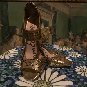 Sam Edelman Gold Sandals